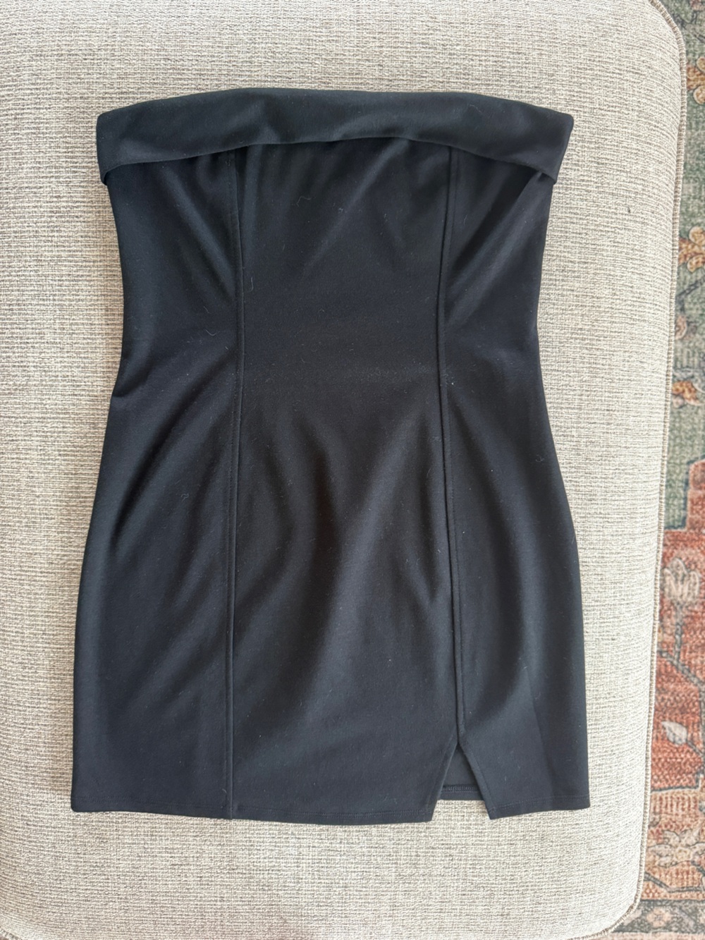 Wild Fable Black Strapless Bodycon Mini Dress Size Small